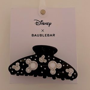 Disney x Bauble Bar Mickey Mouse claw clip w/rhinestones. NEW
